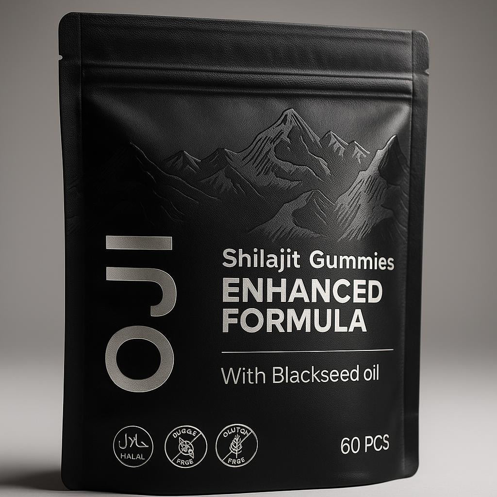 OJI Enhanced Shilajit Gummies - 12-Month Supply with 20% Savings