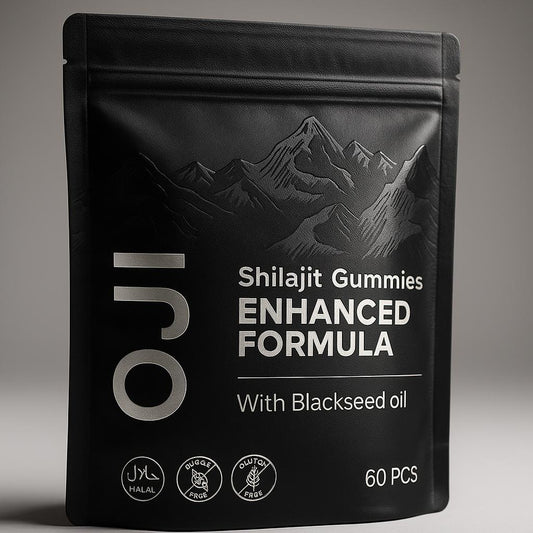 OJI Enhanced Shilajit Gummies - 12-Month Supply with 20% Savings