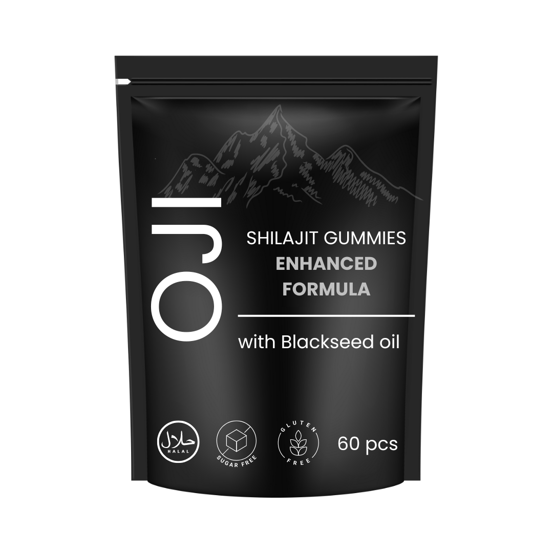 OJI Enhanced Shilajit Gummies - 12-Month Supply with 20% Savings