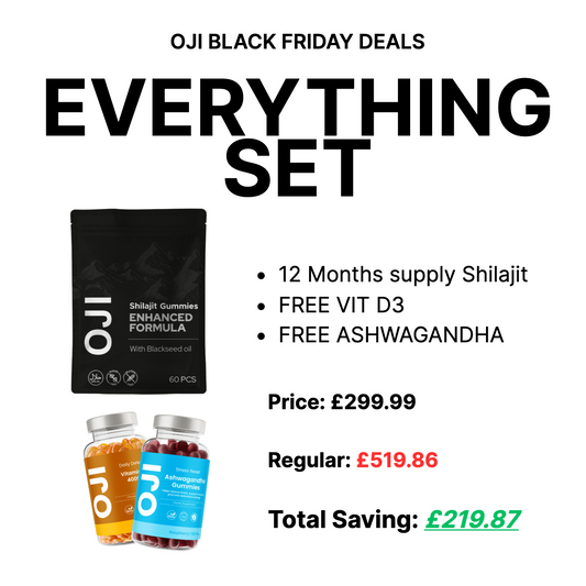 OJI Everything Set – 12 Month Supply (Black Friday Mega Deal)